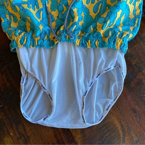 Men's Boardies Swim Trunks Size small cactus print lined - Picture 5 of 12
